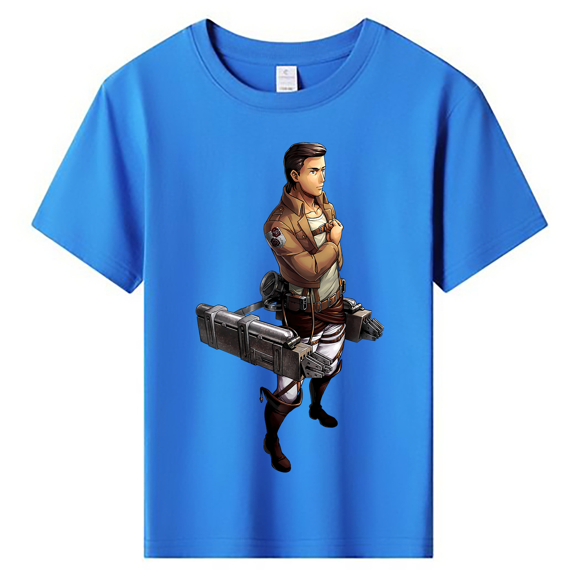 （画像用） 進撃の巨人 Attack on Titan 綿100％キッズTシャツ（フロントプリント）
